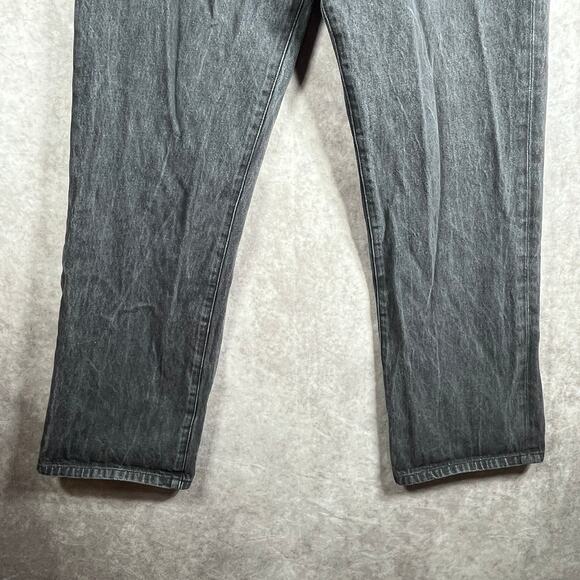 Vintage Marithe Francois Girbaud Jeans Men 32 Black Denim Baggy Straight Leg Y2K - Picture 3 of 10